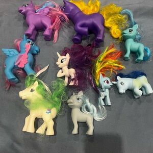 My Little‎ Pony Lot Of 9 Figures Mixed Lot